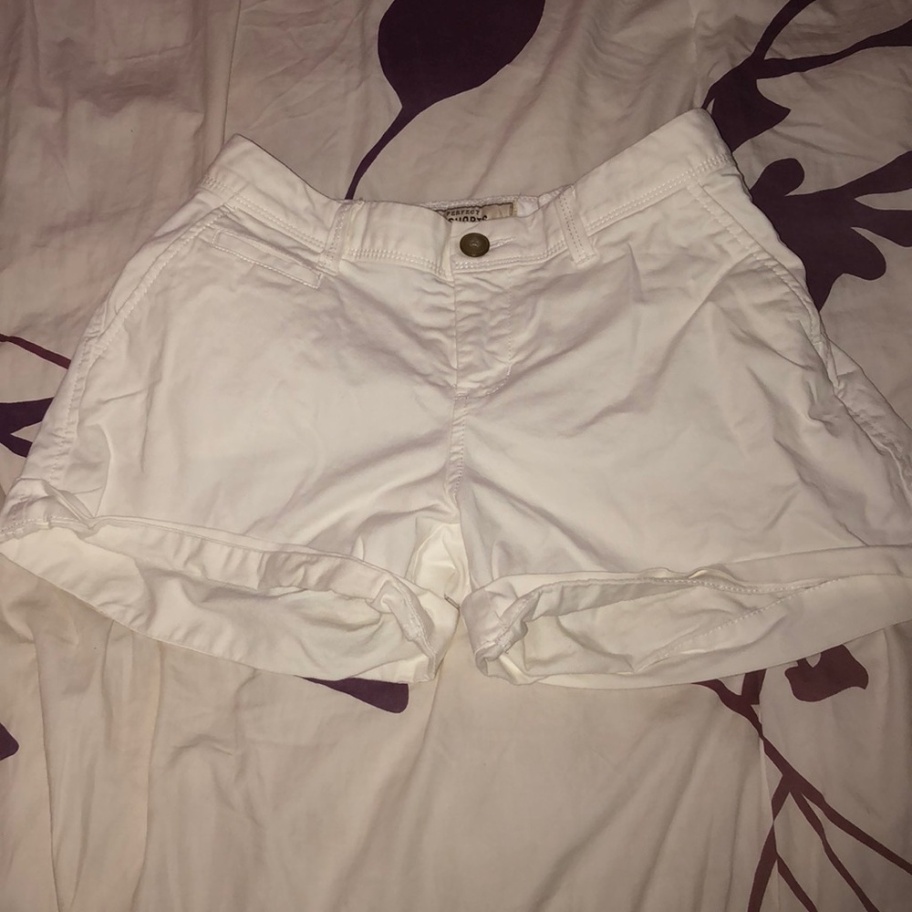 White Shorts from Old Navy.